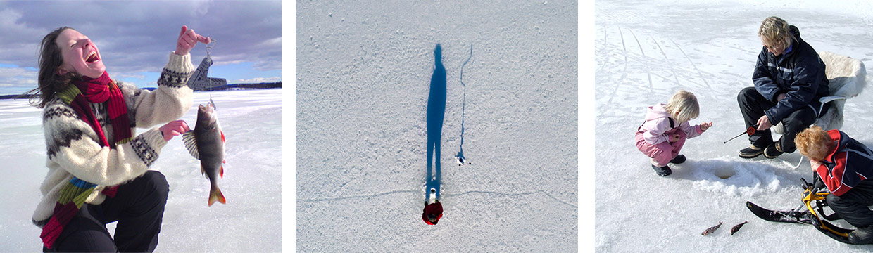 Winter - Ice fishing in Innlandet